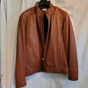 Peter Millar Leather jacket -Style MF19Z30 LARGE, New without tags